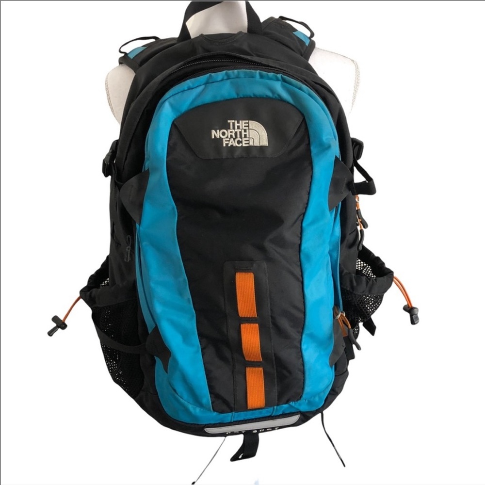 The North Face Hot Shot BackPack Black Blue Unisex